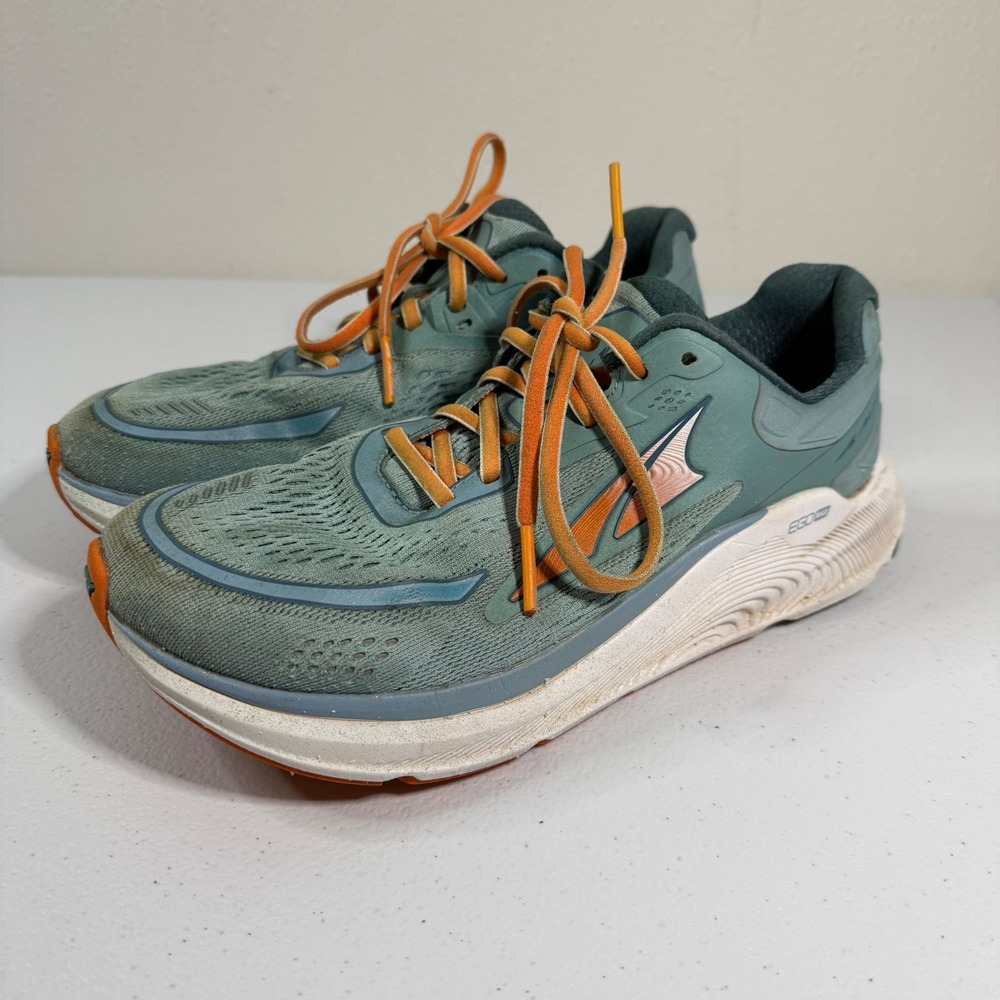 Altra Guide 15 Women's Running Shoes Teal Orange Lace Up‎ Athletic Size 8.5EUC